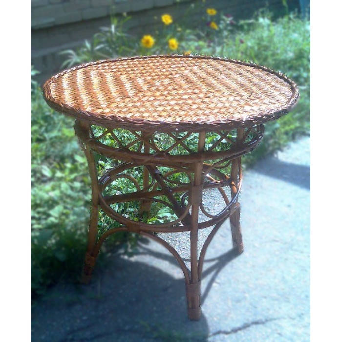 Журнальний столик «Ореол» із натуральної лози