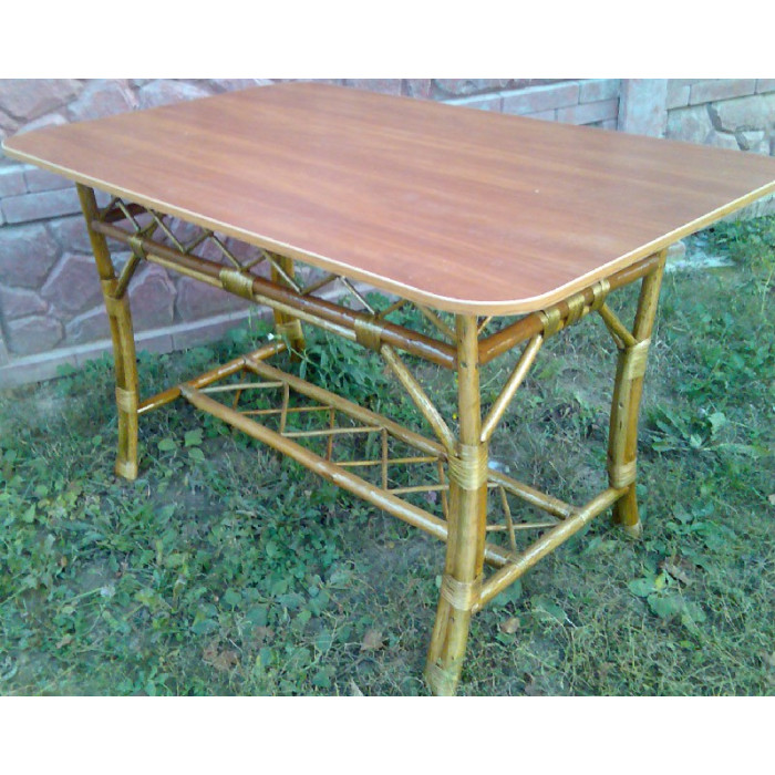 Обідній стіл «Самобранець» із натуральної лози