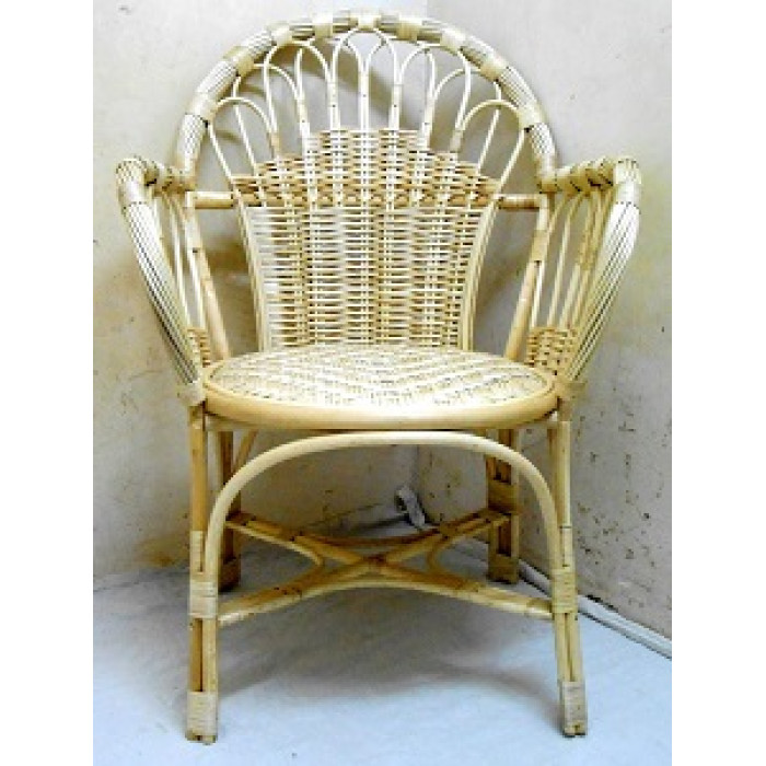 Плетене крісло «Лабіринт-3» із натуральної лози