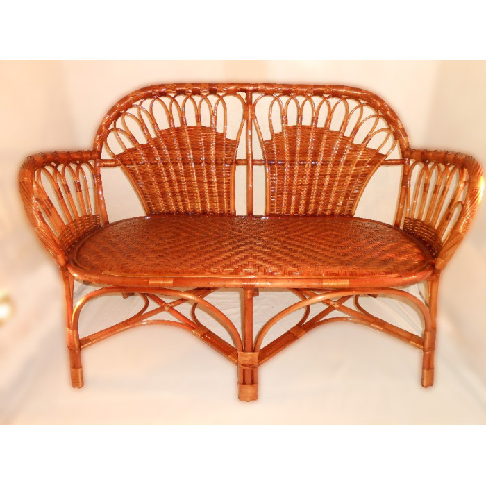 Двомісне плетене крісло Богатир-3