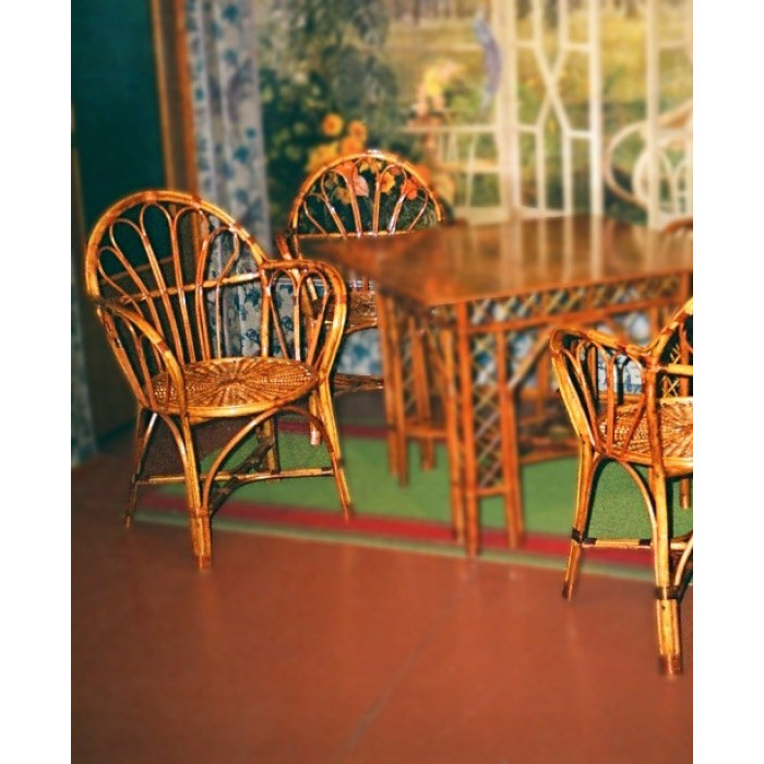 Плетене крісло «Лабіринт»