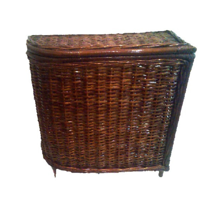 Корзина для белья «Прямоугольная» из натуральной лозы