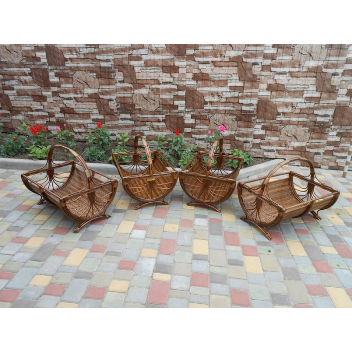 Кошик для дров «Дровешнеца» із натуральної лози