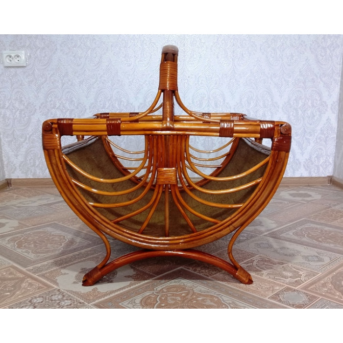 Кошики та дровниці ручної роботи з івової лози