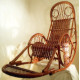Крісло-гойдалка «Панська» із натуральної лози