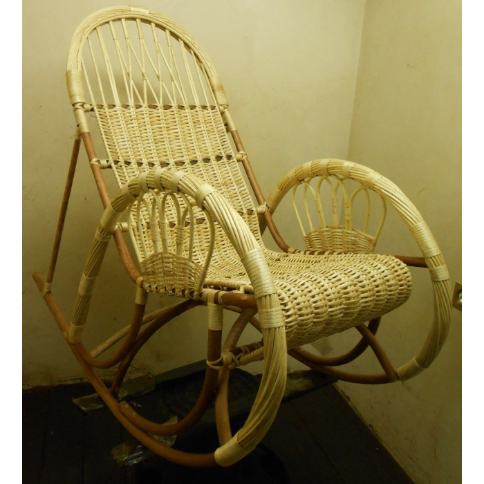 Крісло-гойдалка «Схід-5» – плетені меблі з лози