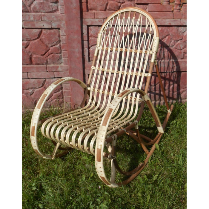 Крісло-гойдалка «Схід» – плетені меблі з лози