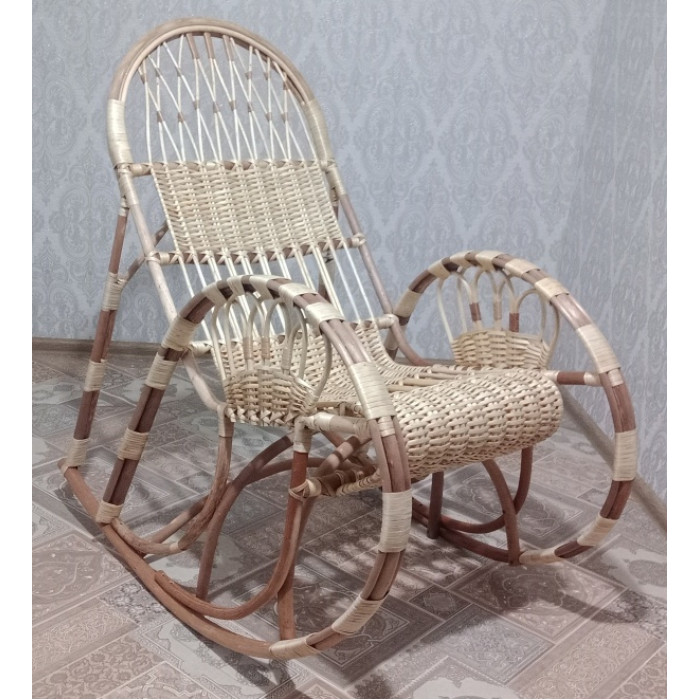 Крісло-гойдалка «Схід-2»  – плетені меблі з лози