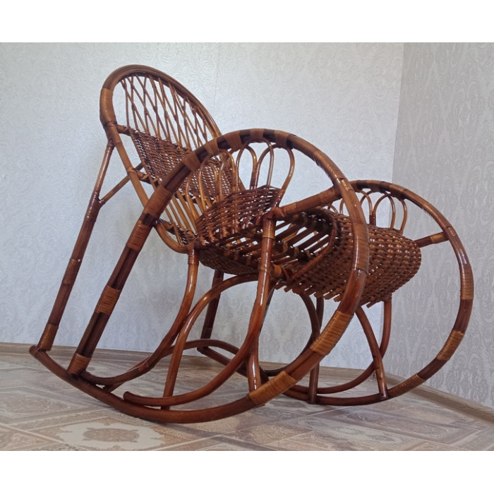 Крісло-гойдалка «Схід-2»  – плетені меблі з лози