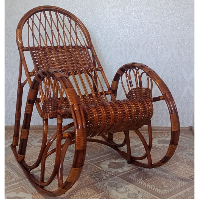 Крісло-гойдалка «Схід-2»  – плетені меблі з лози