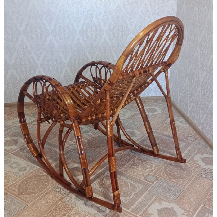 Крісло-гойдалка «Схід-2»  – плетені меблі з лози