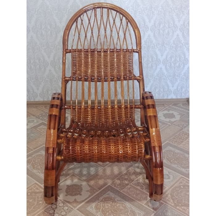 Крісло-гойдалка «Схід-2»  – плетені меблі з лози
