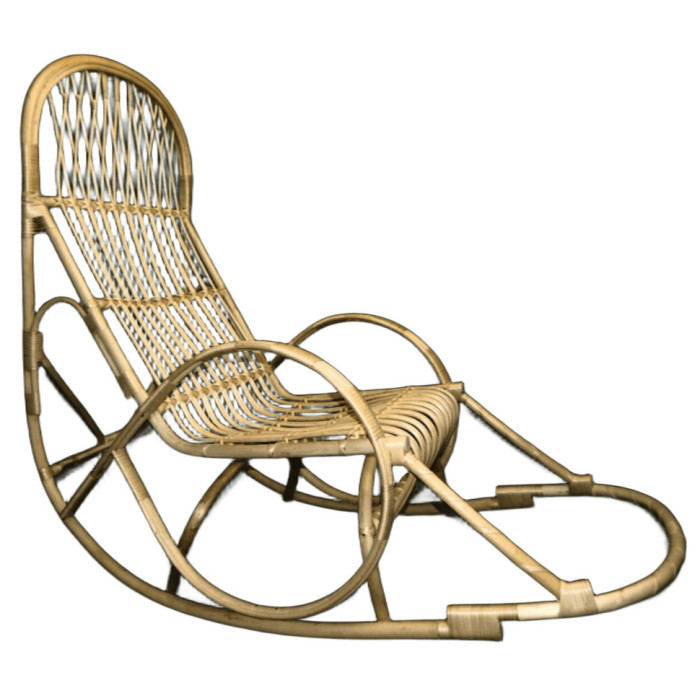 Кресло-качалка «Закат» – стиль и комфорт из лозы