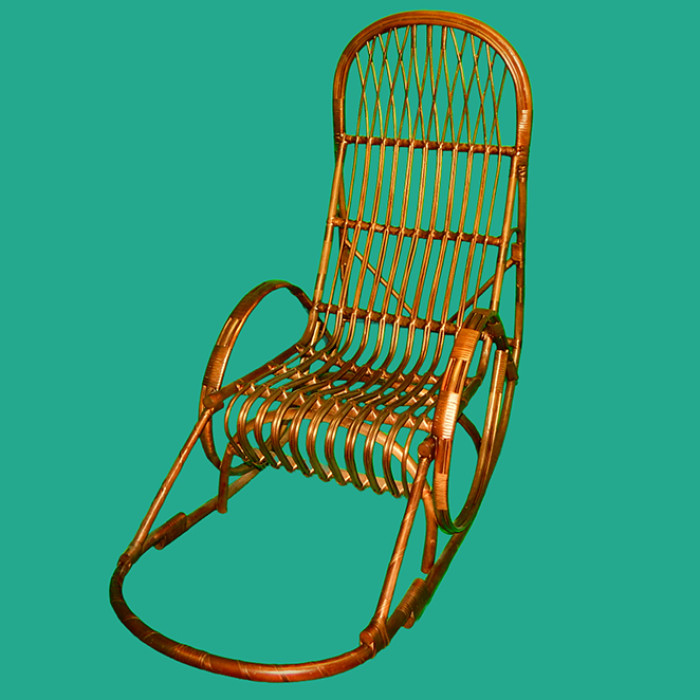 Кресло-качалка «Закат» – стиль и комфорт из лозы