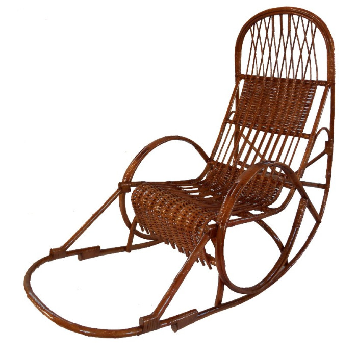 Крісло-гойдалка «Захід-2» – стиль та комфорт з лози