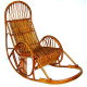 Крісло-гойдалка «Захід-3» – стиль та комфорт з лози