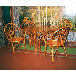 Комплект плетених меблів «Теремок»