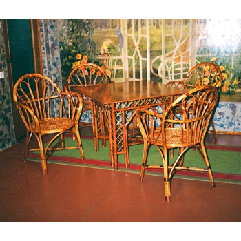 Комплект плетёной мебели «Теремок»