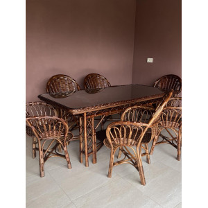 Комплект плетёной мебели «Шоколадный»