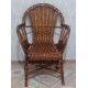 Плетене крісло «Лабіринт-4» із натуральної лози