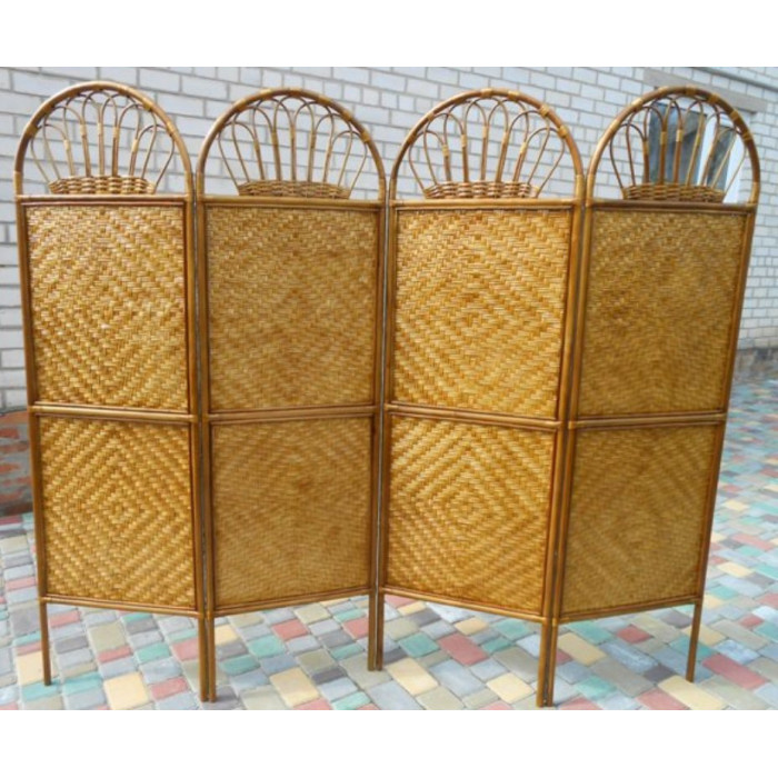 Плетена ширма «Гармонія»– стиль та затишок з лози