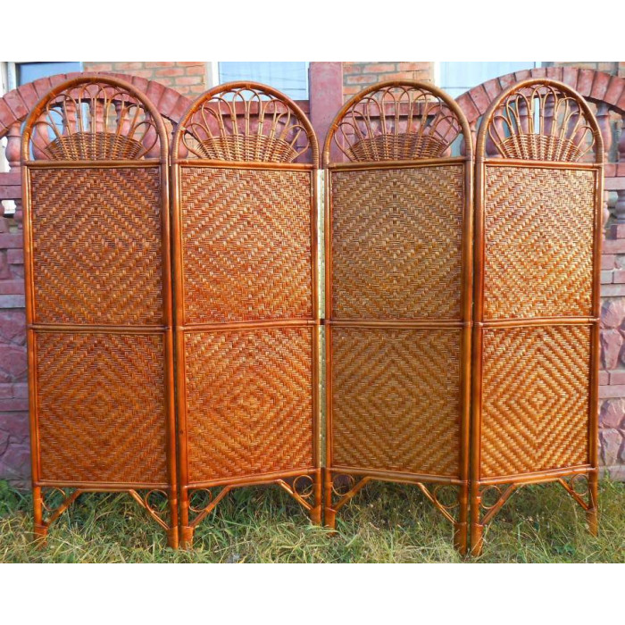 Плетена ширма «Гармонія-4» – стиль та затишок з лози