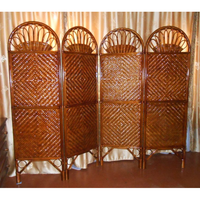 Плетена ширма «Гармонія-4» – стиль та затишок з лози