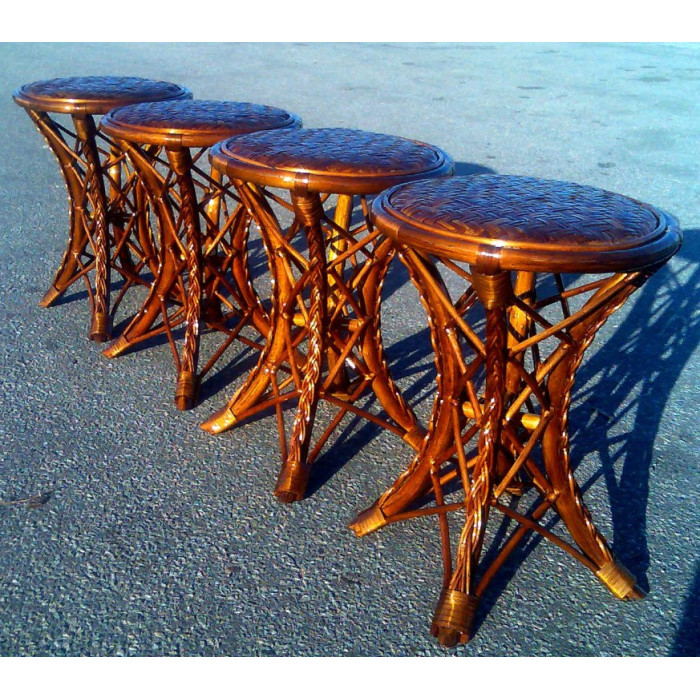 Табурет плетений «Турачка» із натуральної лози