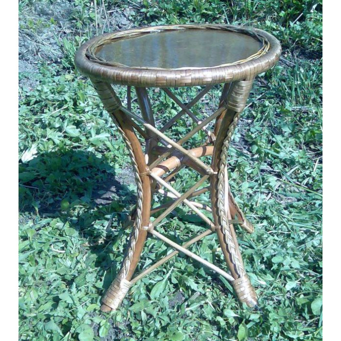 Табурет плетений «Турачка-2» із натуральної лози